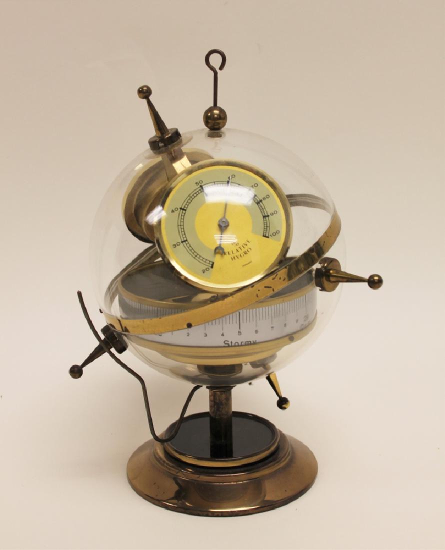 1950's Huger W Germany Sputnik Desk Barometer (1 of 7)