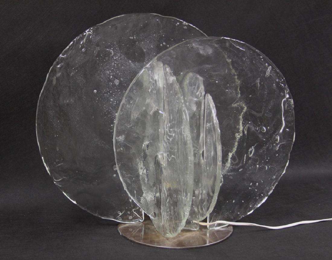 Vistosi Camer Murano Intersecting Glass Disk Lamp (1 of 11)
