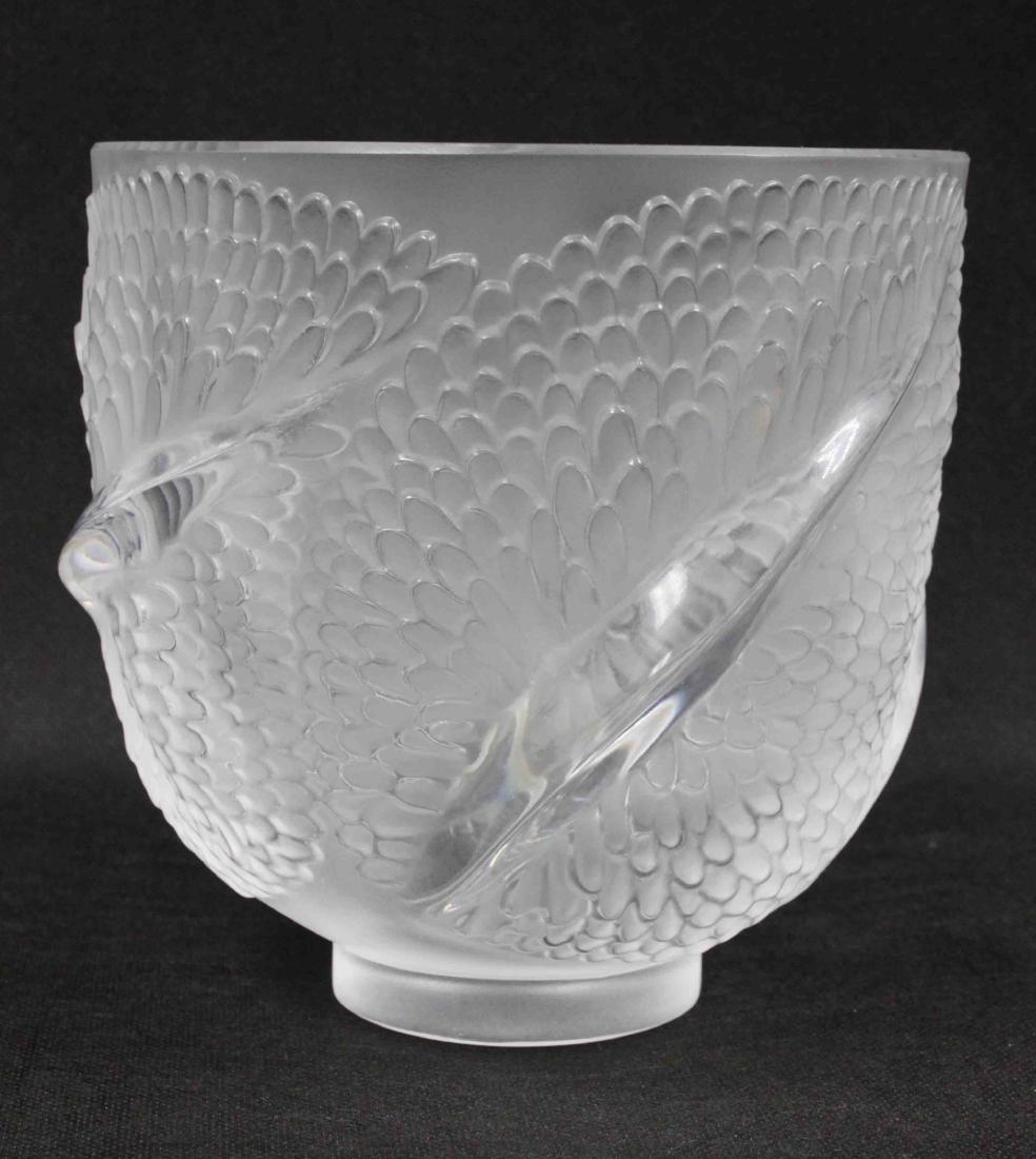 Lalique, France Art Glass "Andromeda" Vase (1 of 3)
