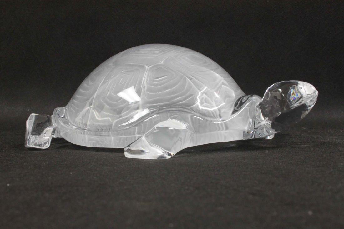 Life size Daum France Crystal Terrapin (1 of 7)