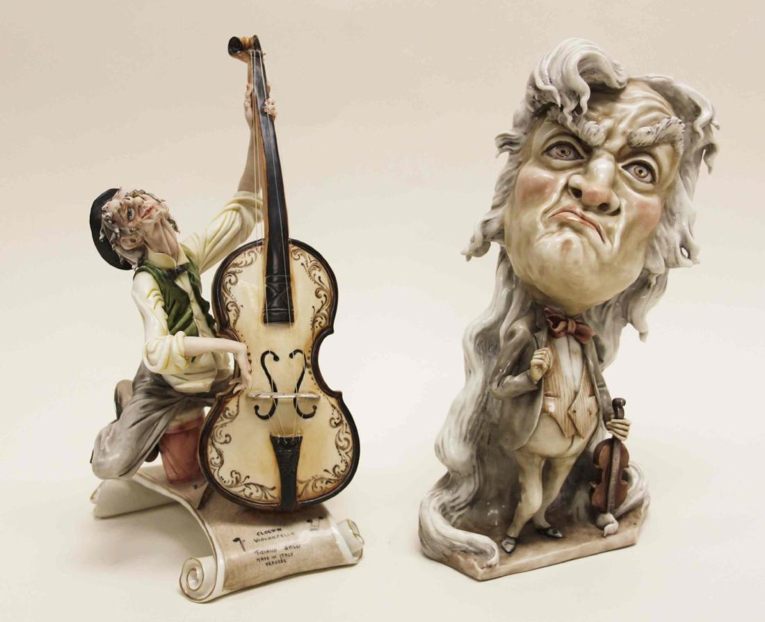 (2)Vintage Italian Porcelain Figures of Musicians (1 of 12)