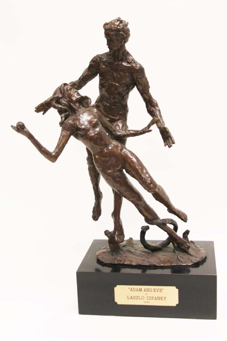 Laszlo Ispanky 1920-2010 American, "Adam & Eve" (1 of 11)