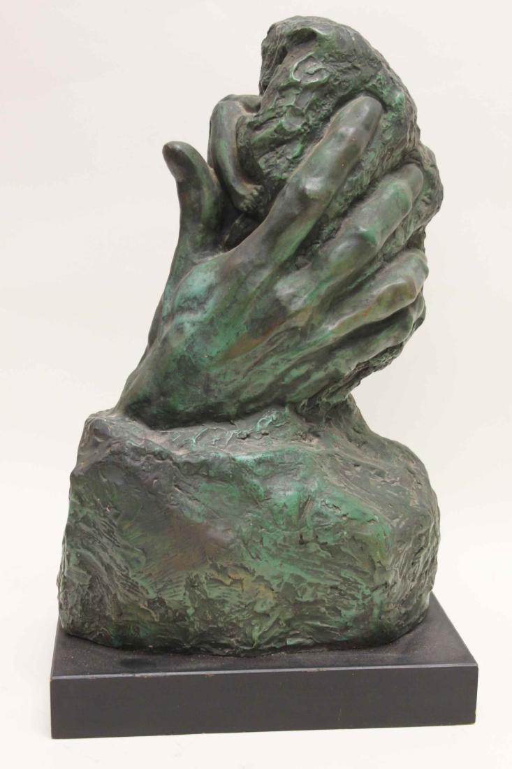 Auguste Rodin "Hand of God" Chalk ware Sculpture (1 of 8)