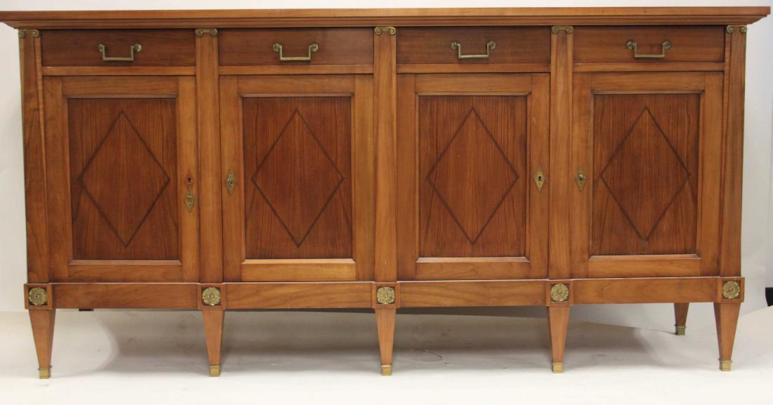 Italian Sideboard / Buffet w 4- Drawers & Doors (1 of 4)