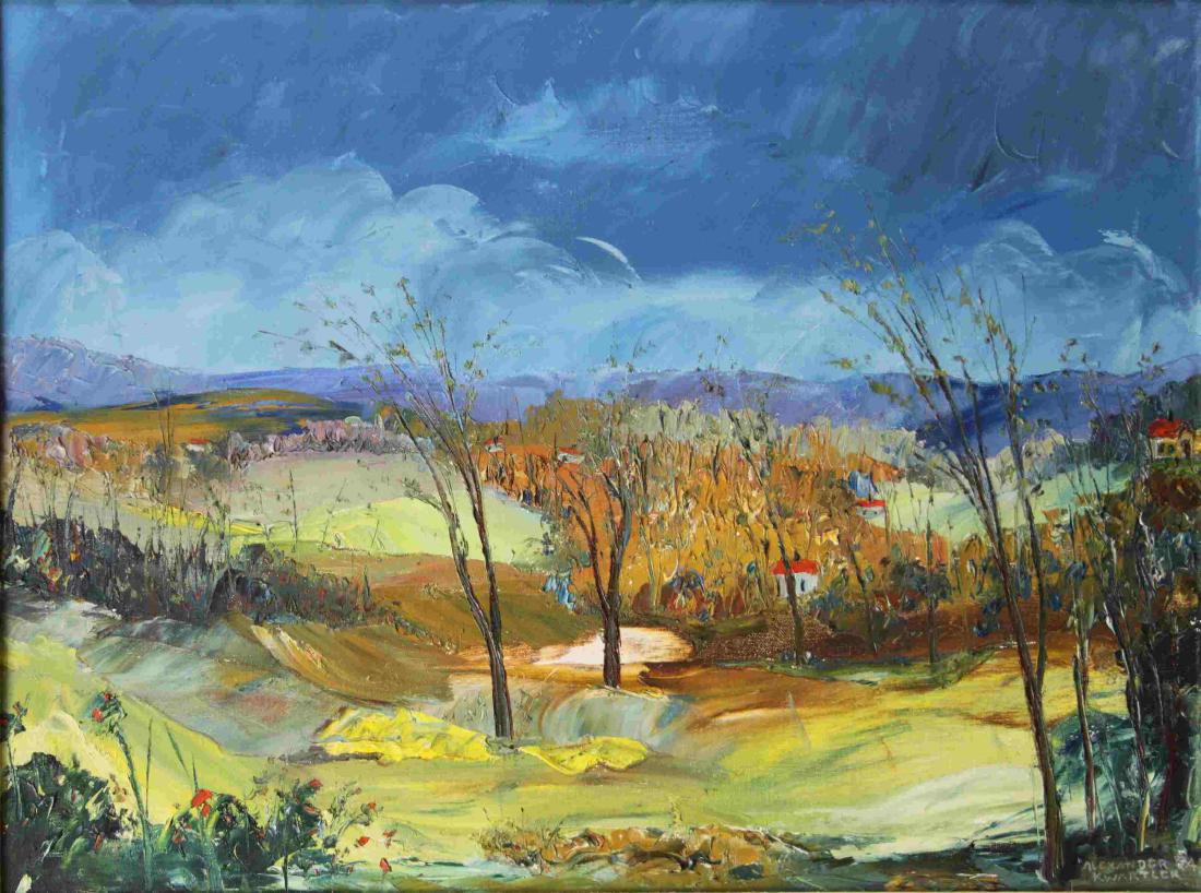 Alex Kwartler Canada b1924 "Laurentian Mountains" (1 of 4)