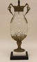 19c French Empire Cut Crystal & Dore Bronze Urn - 2