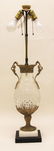 19c French Empire Cut Crystal & Dore Bronze Urn - 4