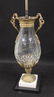 19c French Empire Cut Crystal & Dore Bronze Urn - 5