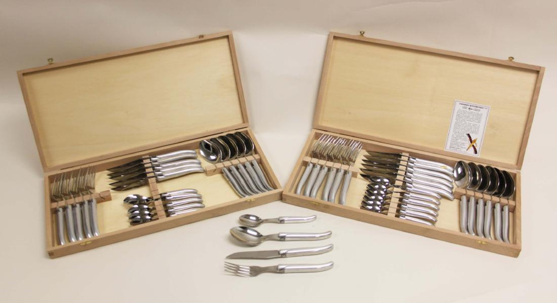 (48)pc LaGuiole Arbalete Silverware by G. David (1 of 7)
