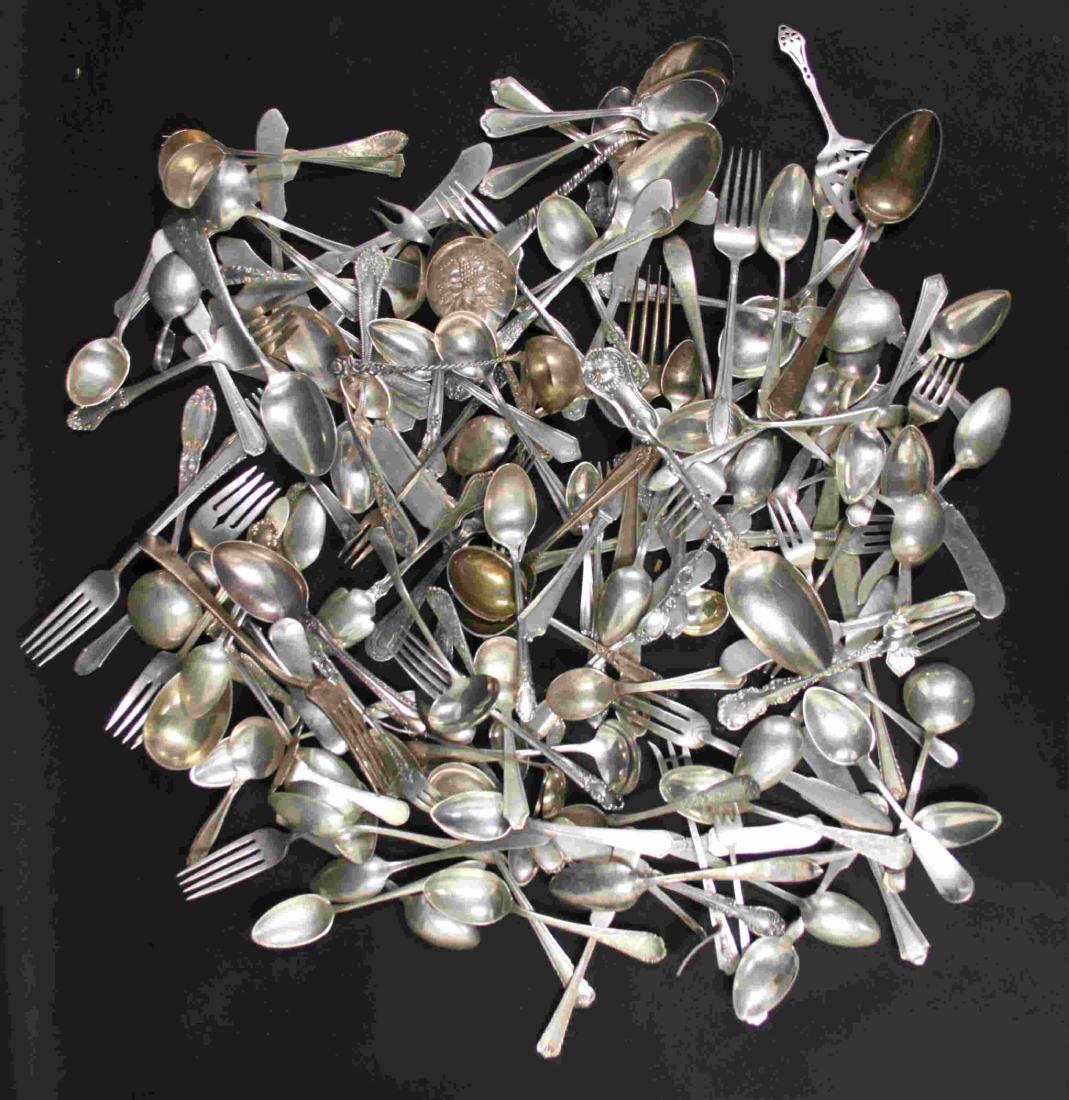 112.75 ozt Mixed Sterling Silver Flatware Bulk Lot (1 of 3)