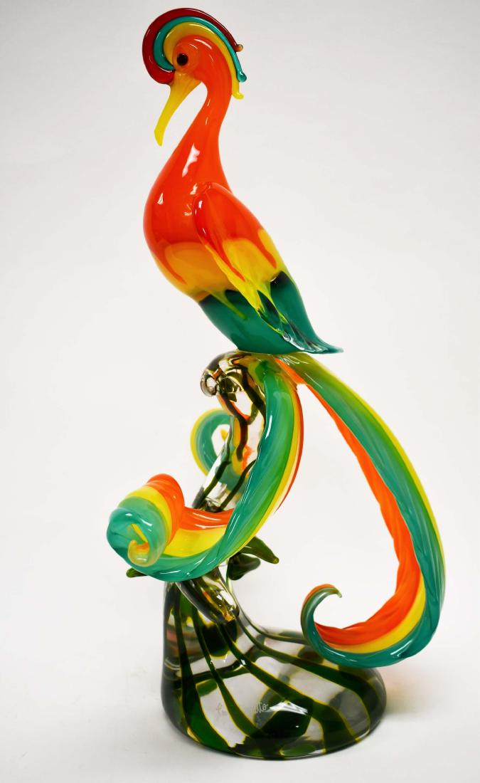 Pino Signoretto 1944-2017, Murano Bird of Paradise (1 of 10)