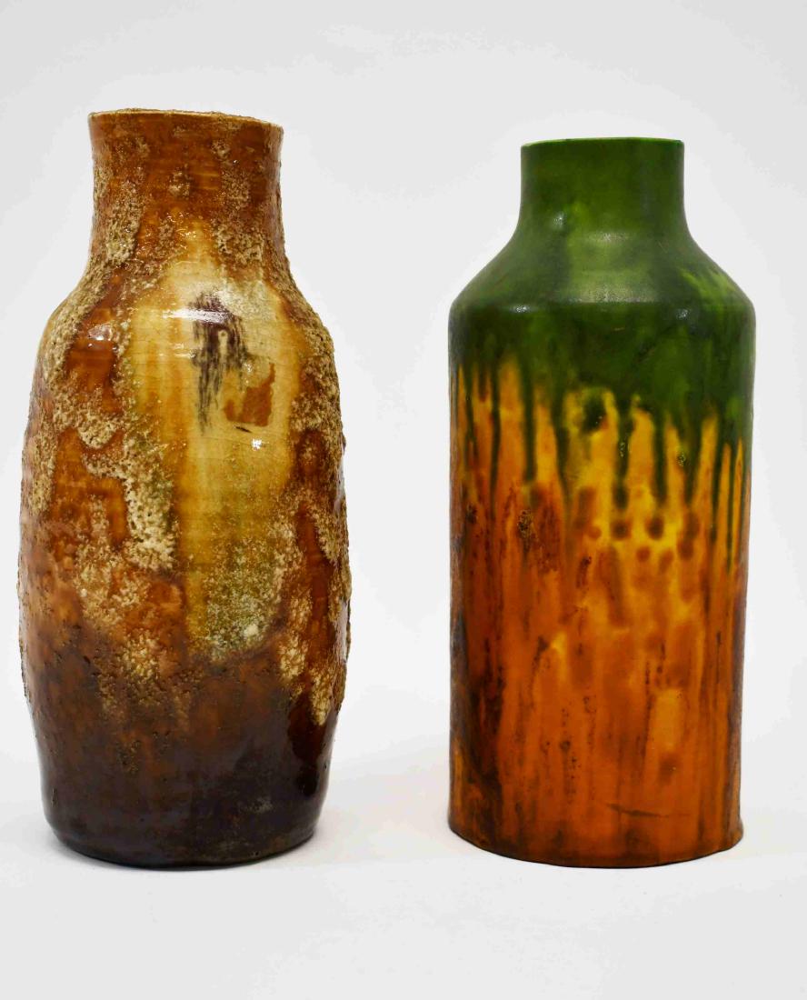 (2)MCM Italian Vases by Fantoni & Volcano Glaze (1 of 6)