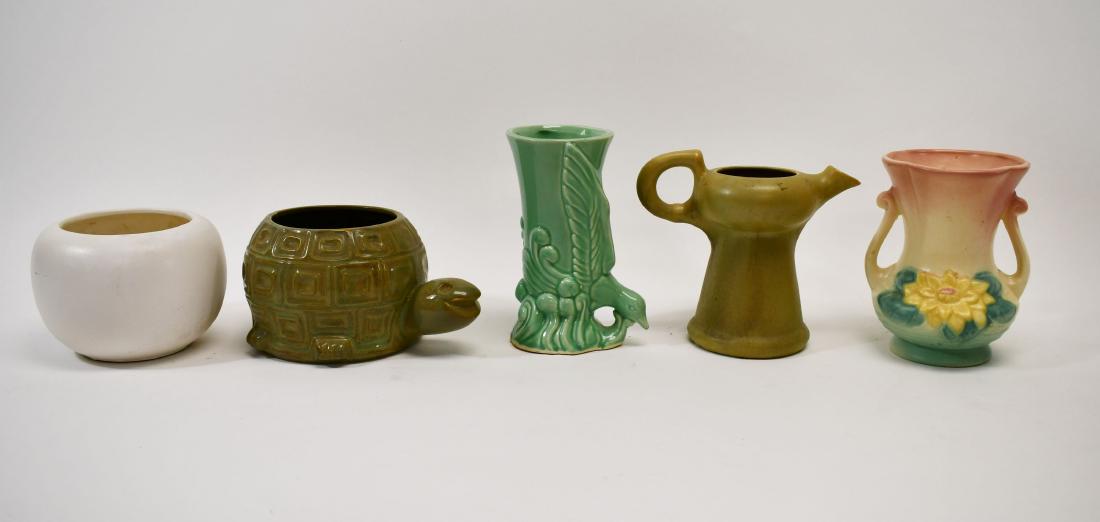(5) Vintage USA, McCoy Vases & Clifton Pottery (1 of 7)