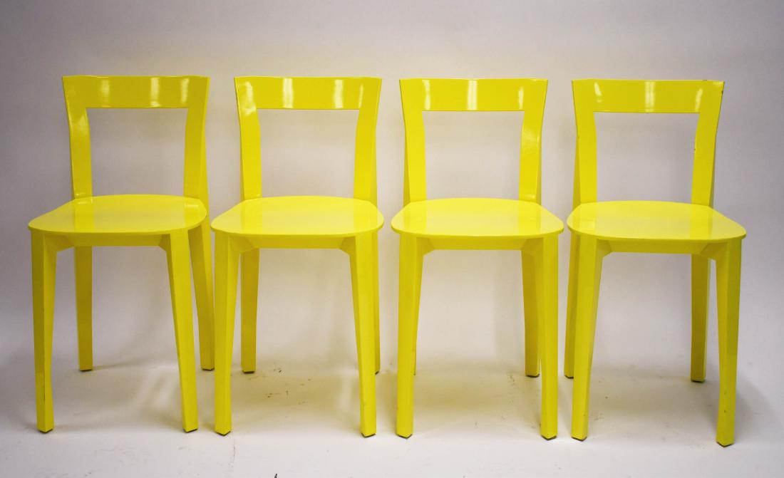 (4) Francois Azambourg Quadrille Moustache Chairs (1 of 8)