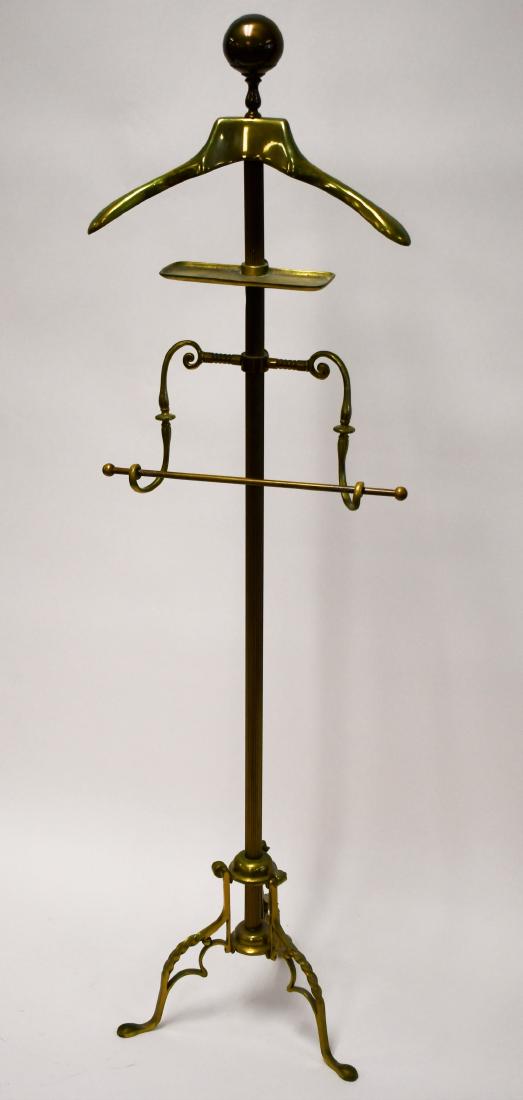 Vintage Italian Gentleman's Polished Brass Valet (1 of 3)