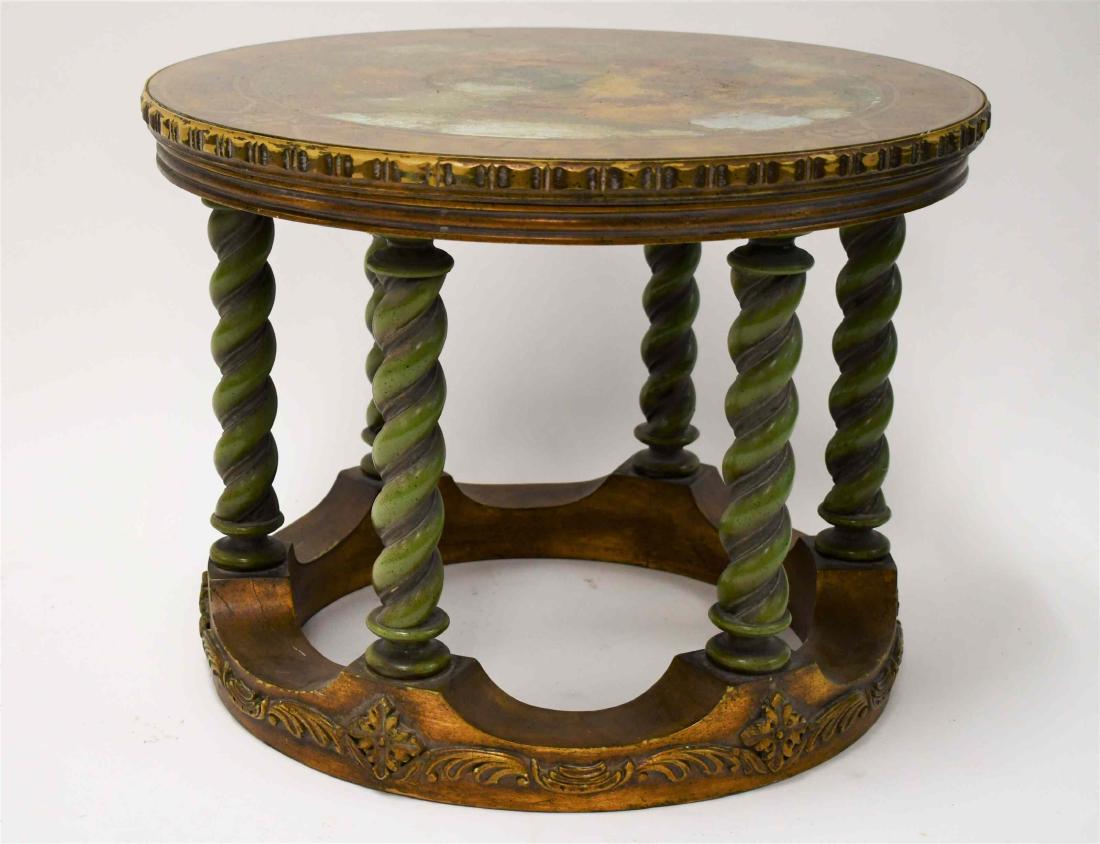 Vintage Italian Regency Circular Ocassional Table (1 of 4)