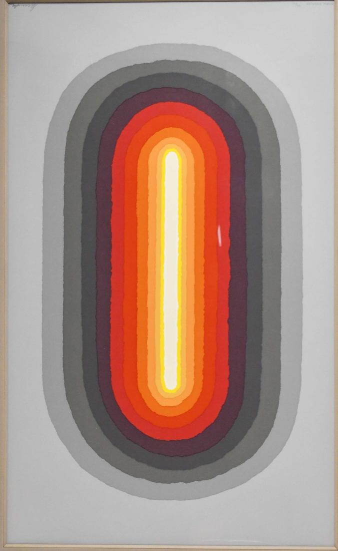 Arthur Secunda Lithograph "Cosmic Radiation" (1 of 3)