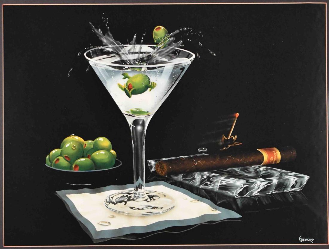 Michael Godard "Shaken Not Stirred" Lithograph (1 of 4)