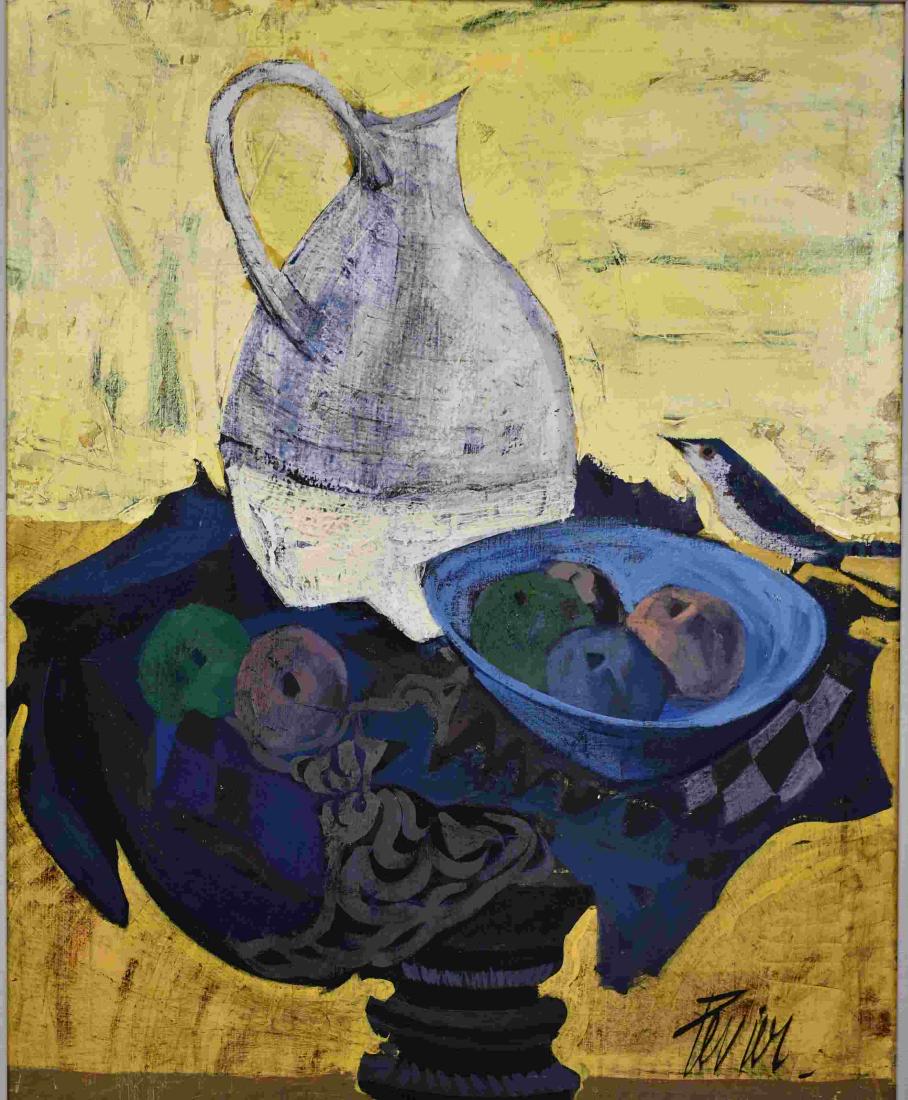 Charles Levier (French,1920-2003) Oil Painting (1 of 5)