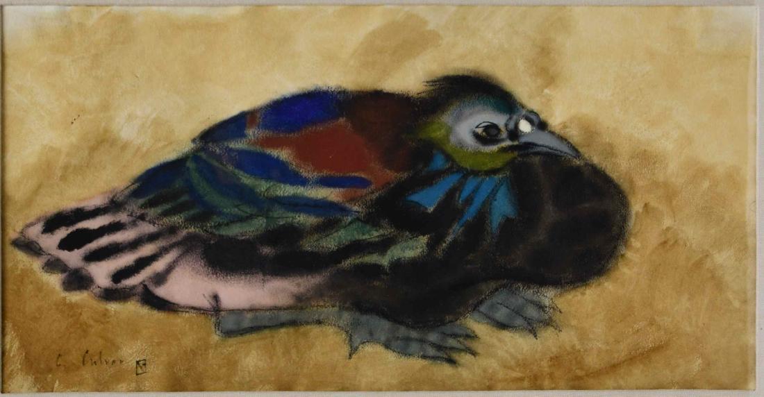 Charles Culver (American1908-1967) Pastel of Bird (1 of 5)