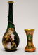 (2) French Art Nouveau & Traditional Enamel Vases