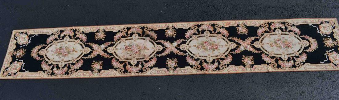 Vintage French Aubusson Woven Wool Hall Runner (1 of 3)