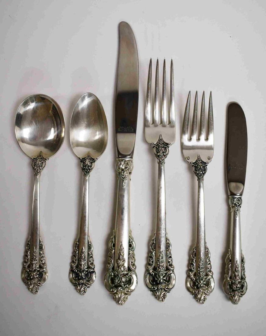 94pc Wallace Grande Baroque Sterling Flatware Set (1 of 5)