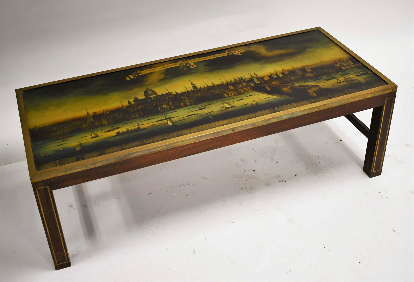 Vintage Maison Jansen Map of London Coffee Table (1 of 7)