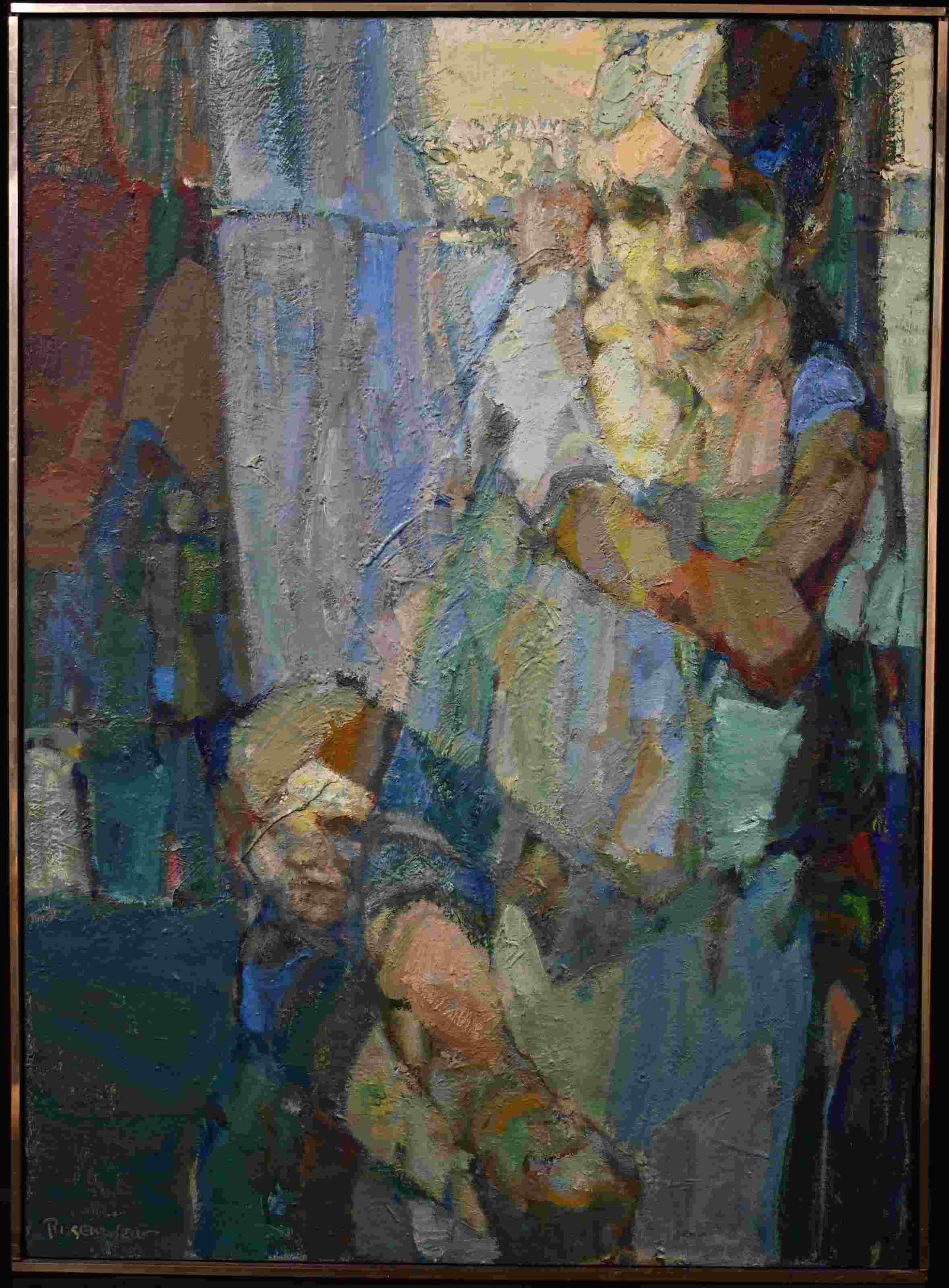 Irving Rosenzweig (1915-1983) Mother w Children (1 of 4)