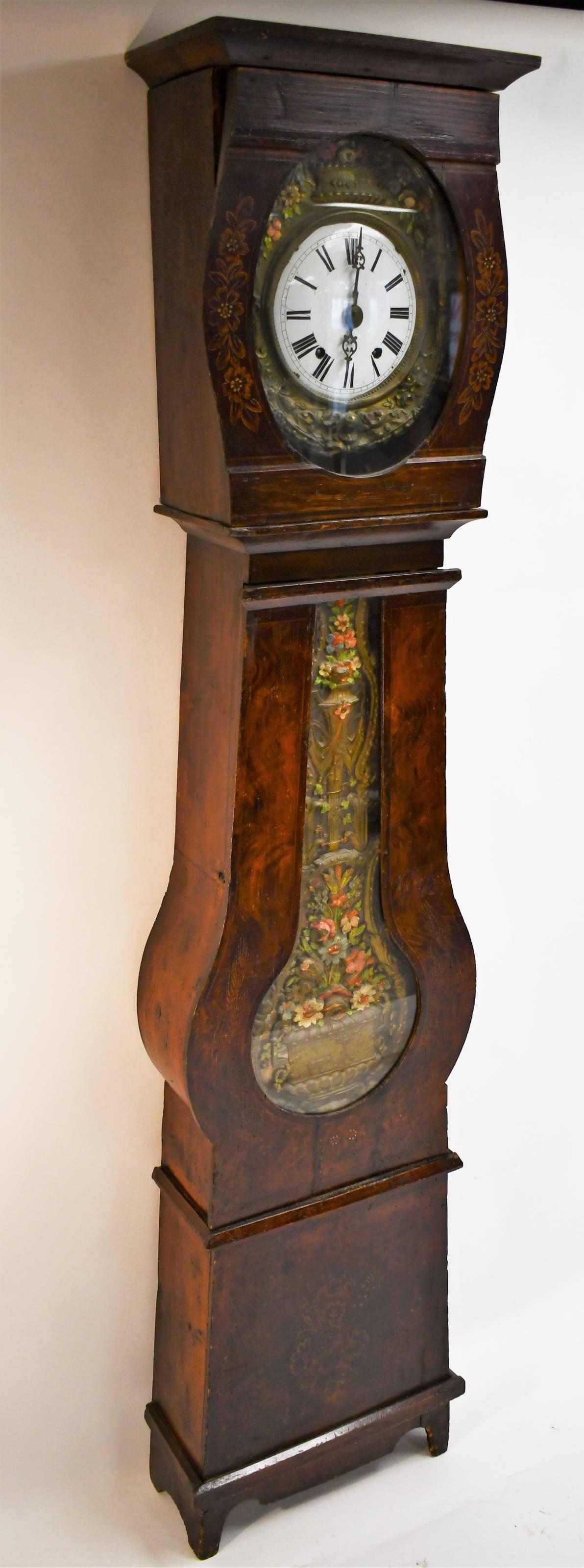 19c French Comtoise Clock in a Tall Case (1 of 8)