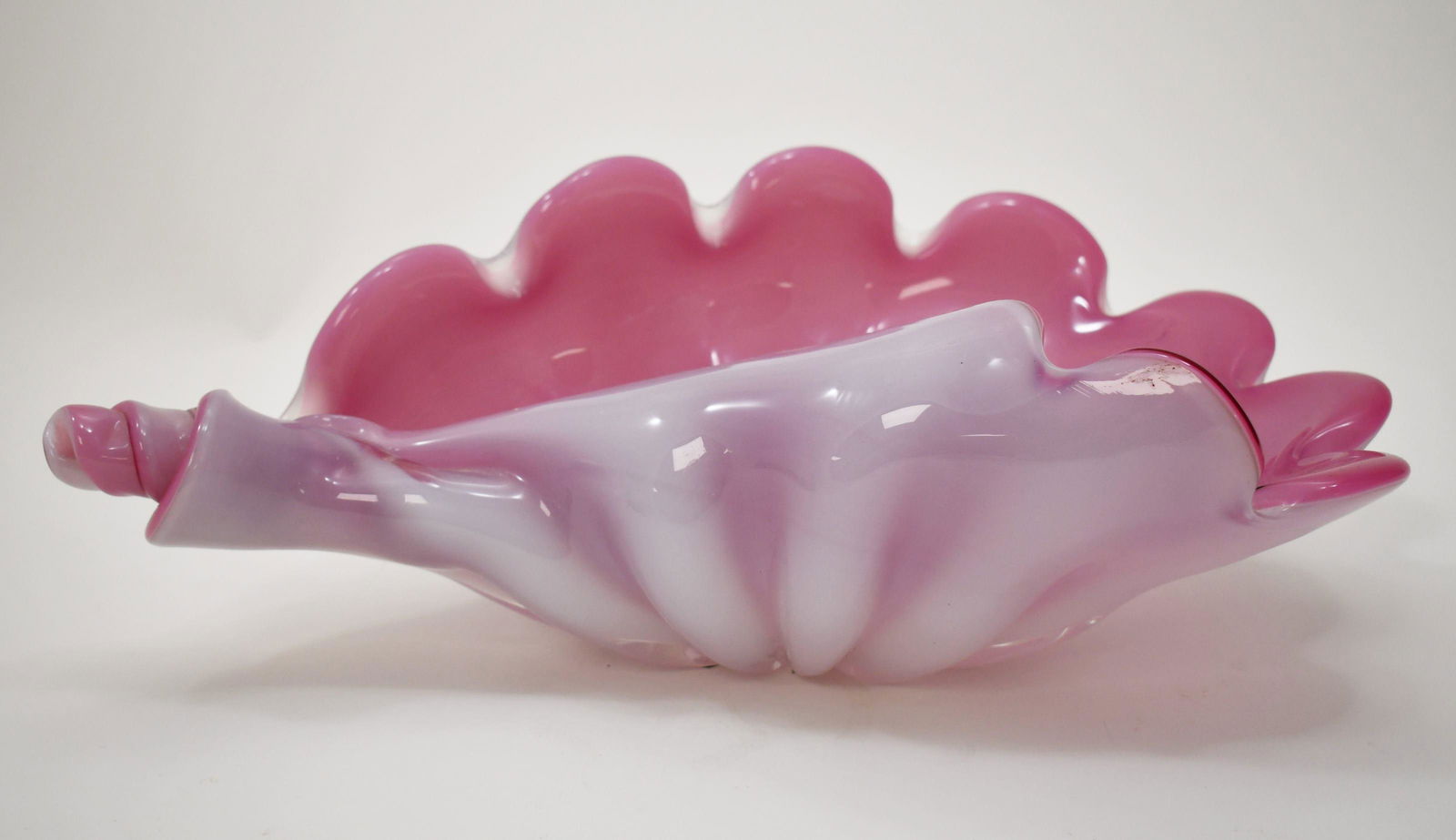 S. Puccini Murano Art Glass Cornucopia Centerpiece (1 of 6)