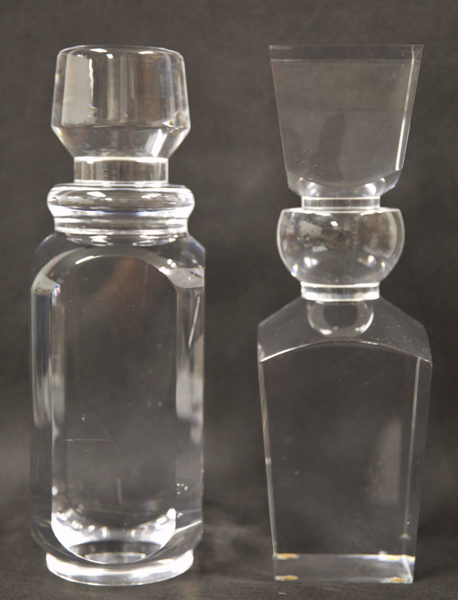 (2) Oversized Sculptural Lucite Perfume Bottles (1 of 4)