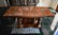 French Art Deco Dining Table w Art Nouveau Columns