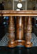 French Art Deco Dining Table w Art Nouveau Columns - 3