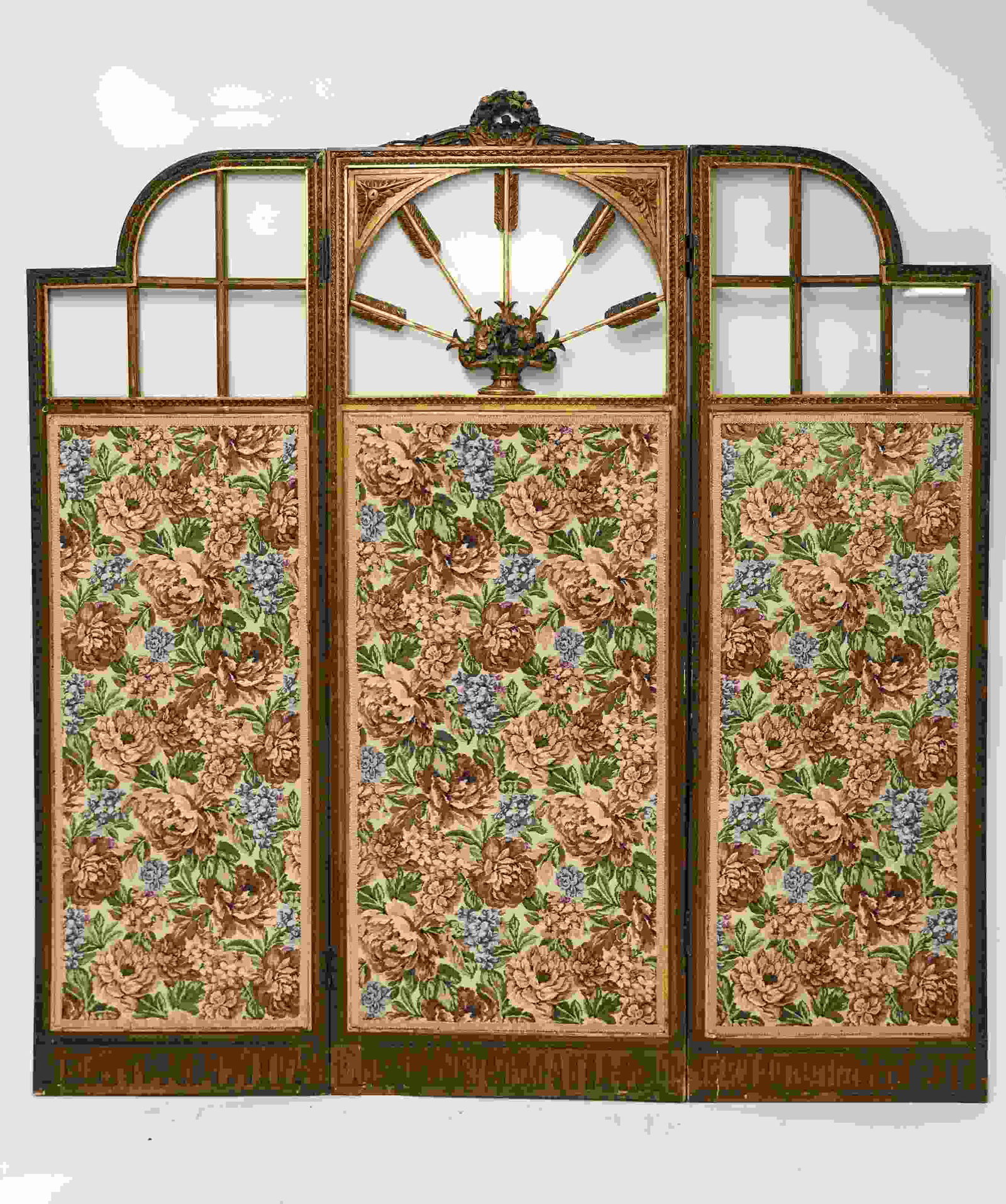19c (3) Panel Louis XV French Screen Room Divider (1 of 5)