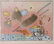 Peter Max Litho, Lady of Fashion w Flying Produce