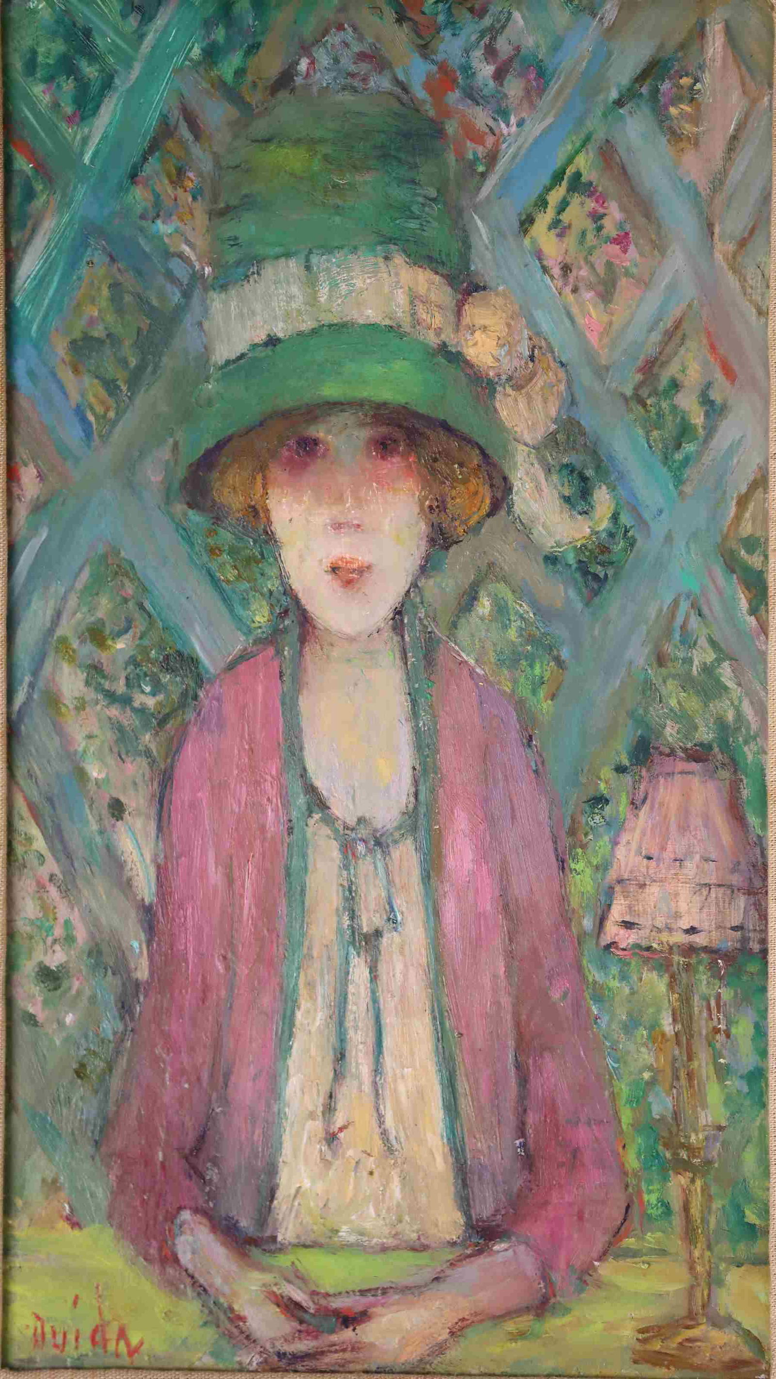 Ouida George (1916-2014) Woman Sun Hat (1 of 4)