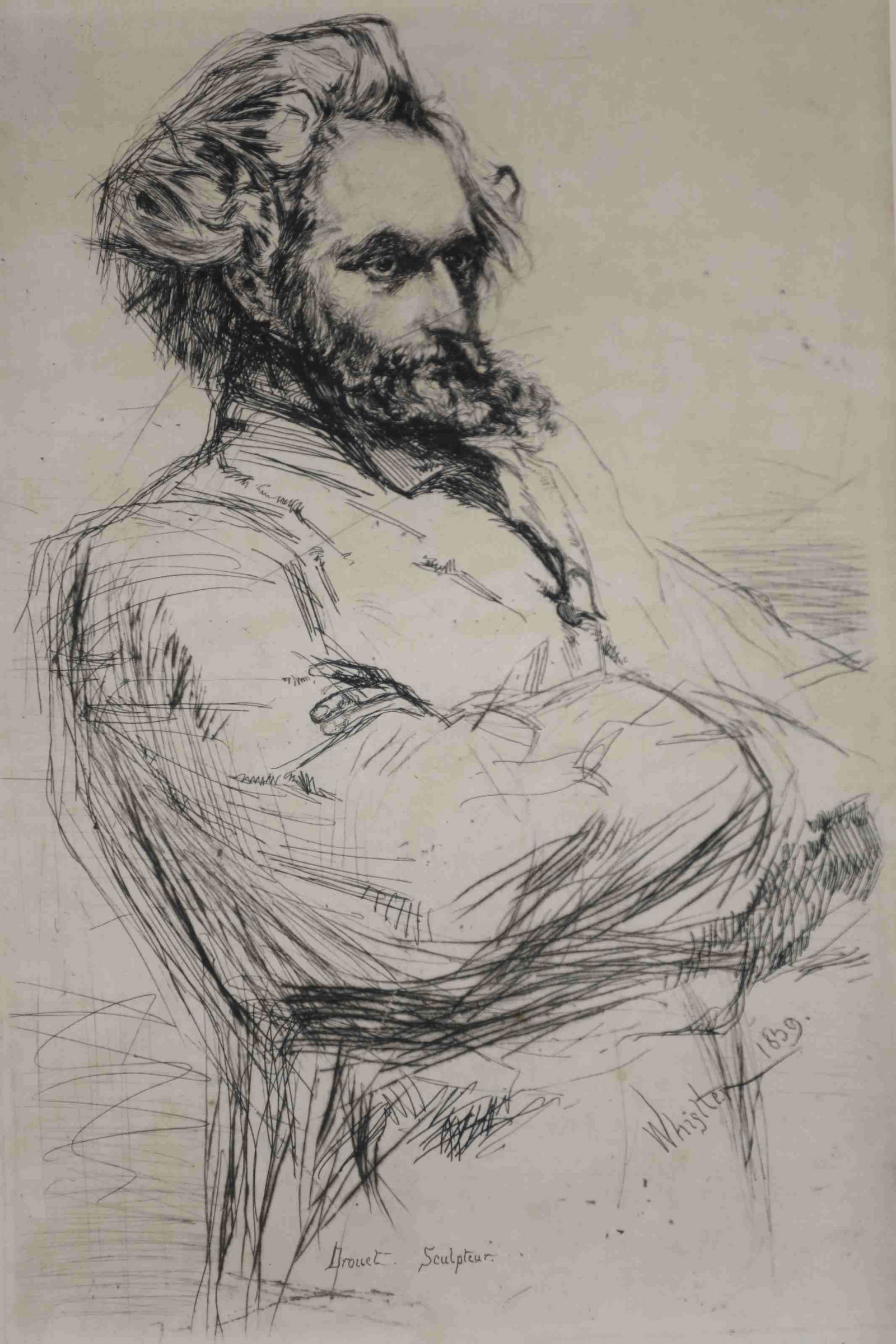 James McNeil Whistler 1834â€“1903 Drouet, Sculpteur (1 of 3)