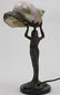 Art Nouveau Sea Shell & Female Form Desk Lamp