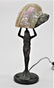 Art Nouveau Sea Shell & Female Form Desk Lamp - 2