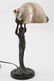 Art Nouveau Sea Shell & Female Form Desk Lamp - 4