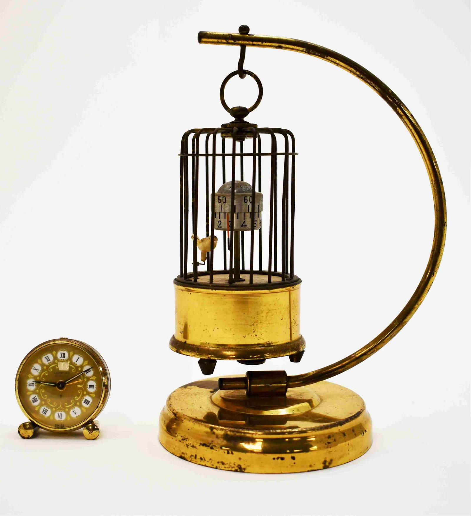 Kaiser Bird Cage Alarm Clock Looping Swiss Clock (1 of 10)