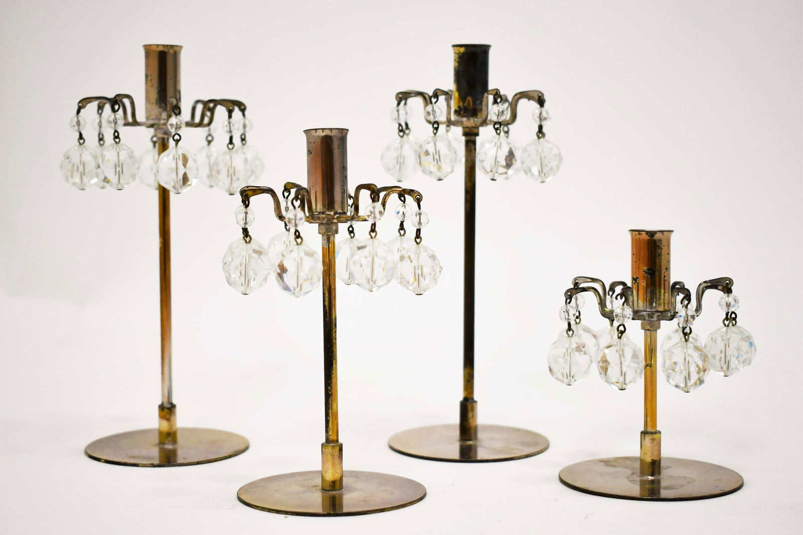 (4) Lobmeyr, Vienna Austria MCM Candle Holders (1 of 4)