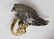 18k White & Yellow Gold Ring w a Jeweled Parrot - 7