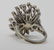 14k White Gold & Diamond Snowflake Evening Ring - 3
