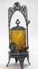 19c Pairpoint Victorian Pickle Castor Amber Glass - 4