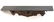 19c Victorian Walnut Wall Shelf w Carved Apron - 3