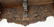 19c Victorian Walnut Wall Shelf w Carved Apron - 4