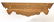 19c Victorian Walnut Wall Shelf w Carved Apron - 6