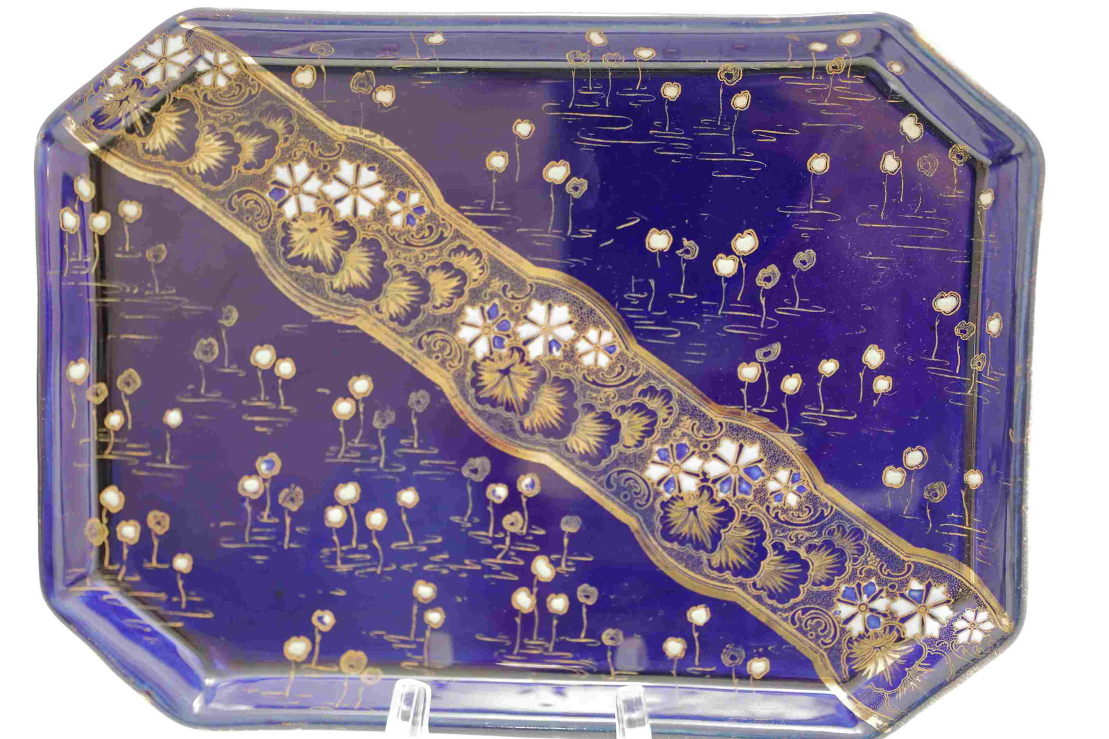 19c Sevres Luneville Keller & Guerin Dresser Tray (1 of 4)